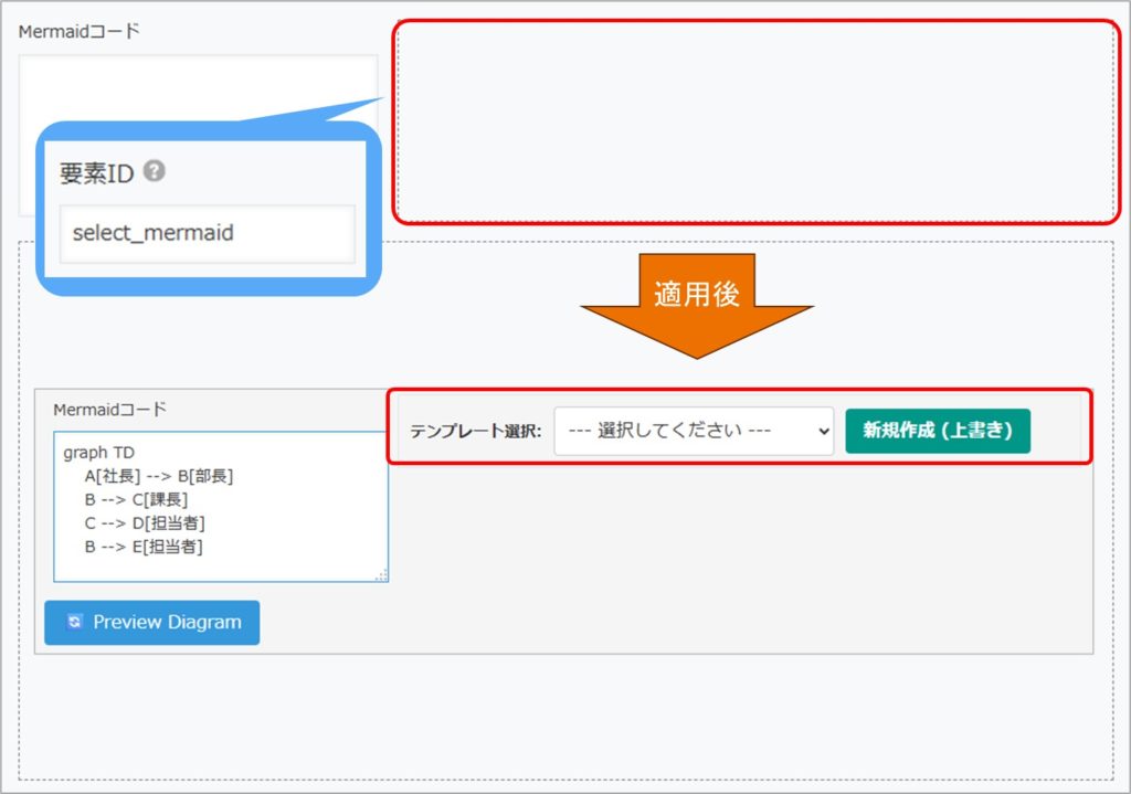 Mermaid入力補助ボタン用のスペース追加